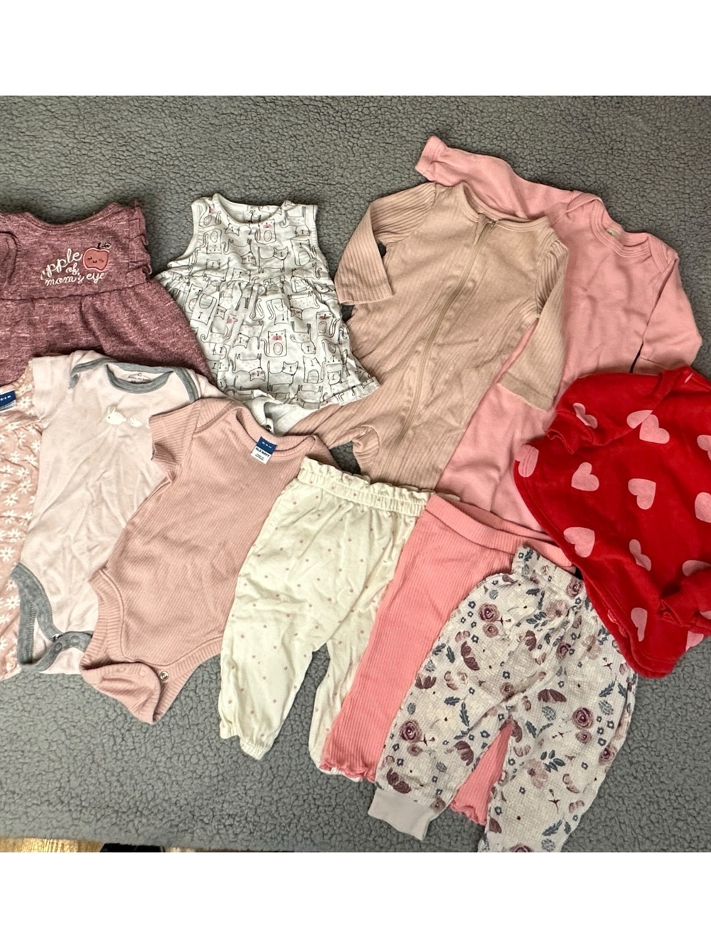0-3 month lot baby girl clothes